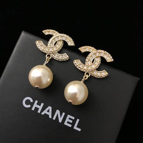 real coco chanel earrings price|Coco Chanel diamond earrings.